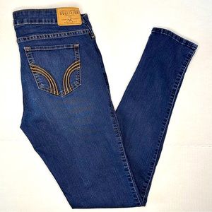 Hollister | Super Skinny Medium Wash Jeans w/ Light Distress Fade | Size 7R